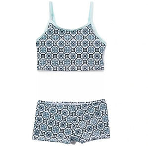 DIPPIN’ DAISY’S NEW GIRLS TANKINI SUMMER TRAVEL POOL SWIM BATHING SUIT SZ 4